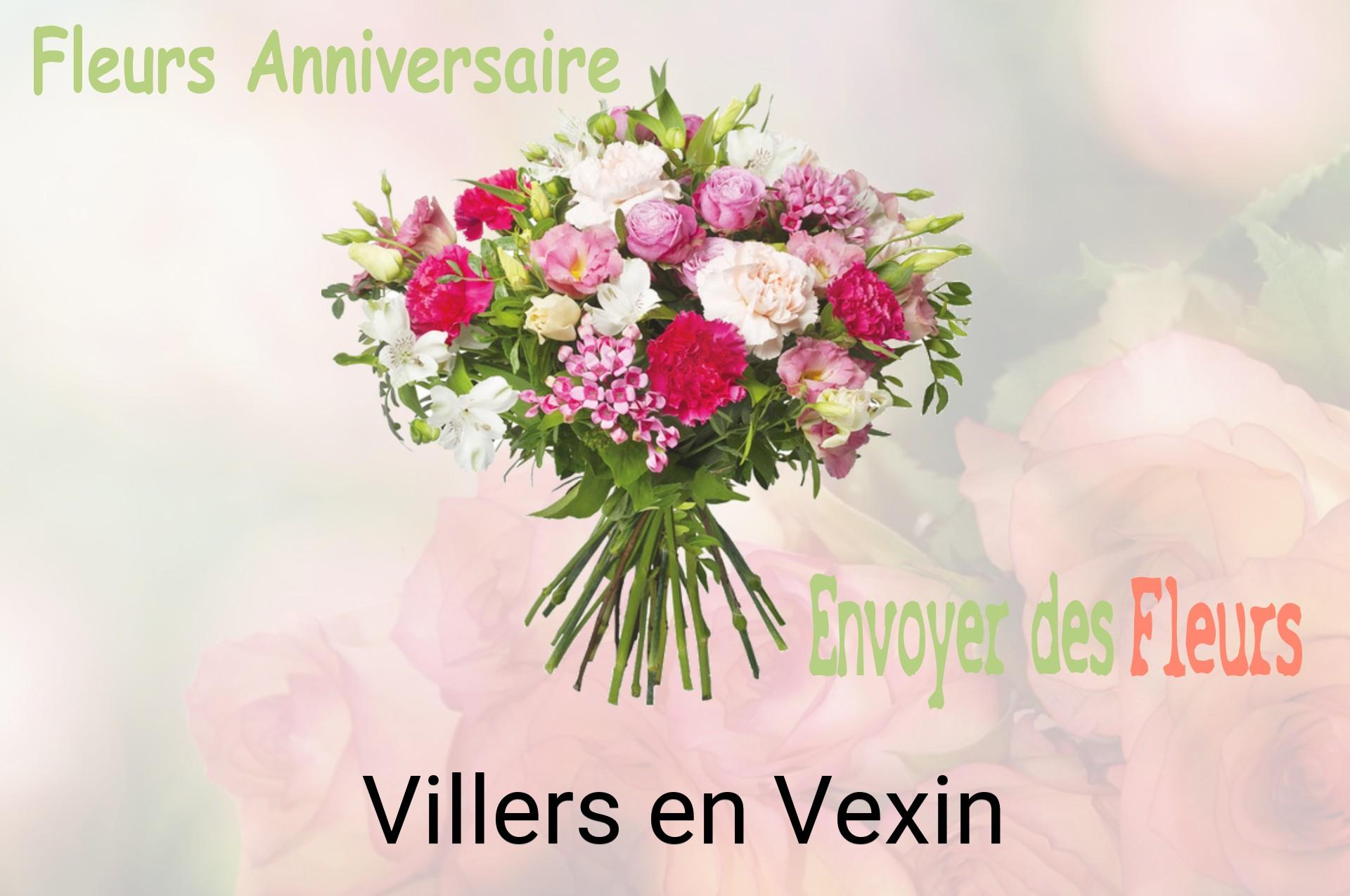 Bouquet de fleurs d’anniversaire livré à Villers-en-Vexin