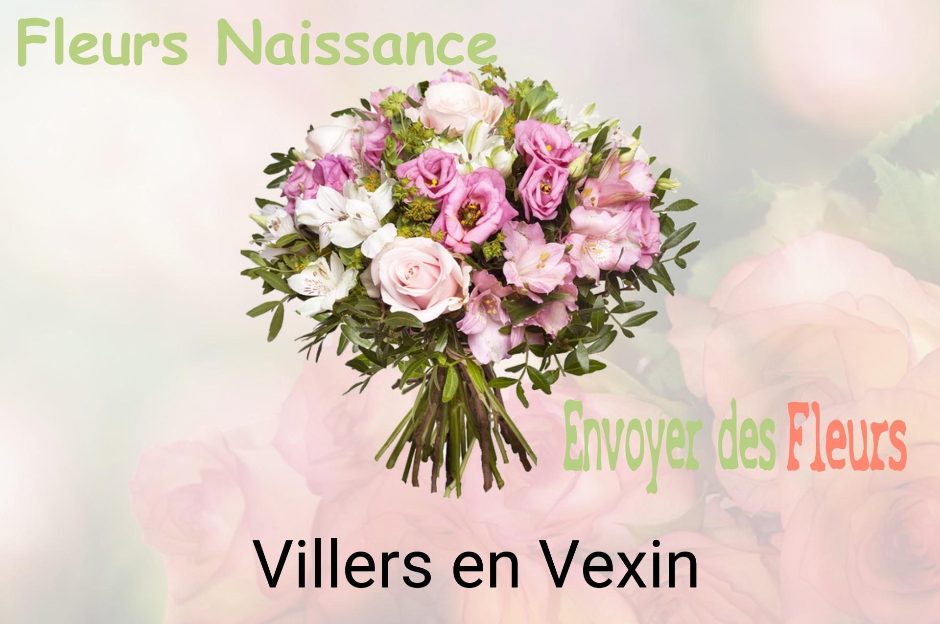 Bouquet de fleurs de naissance livré à Villers-en-Vexin